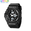 Sanda 241 men LED Digital Quartz Hot Sale High Quality Sport Wrist Watch Straps